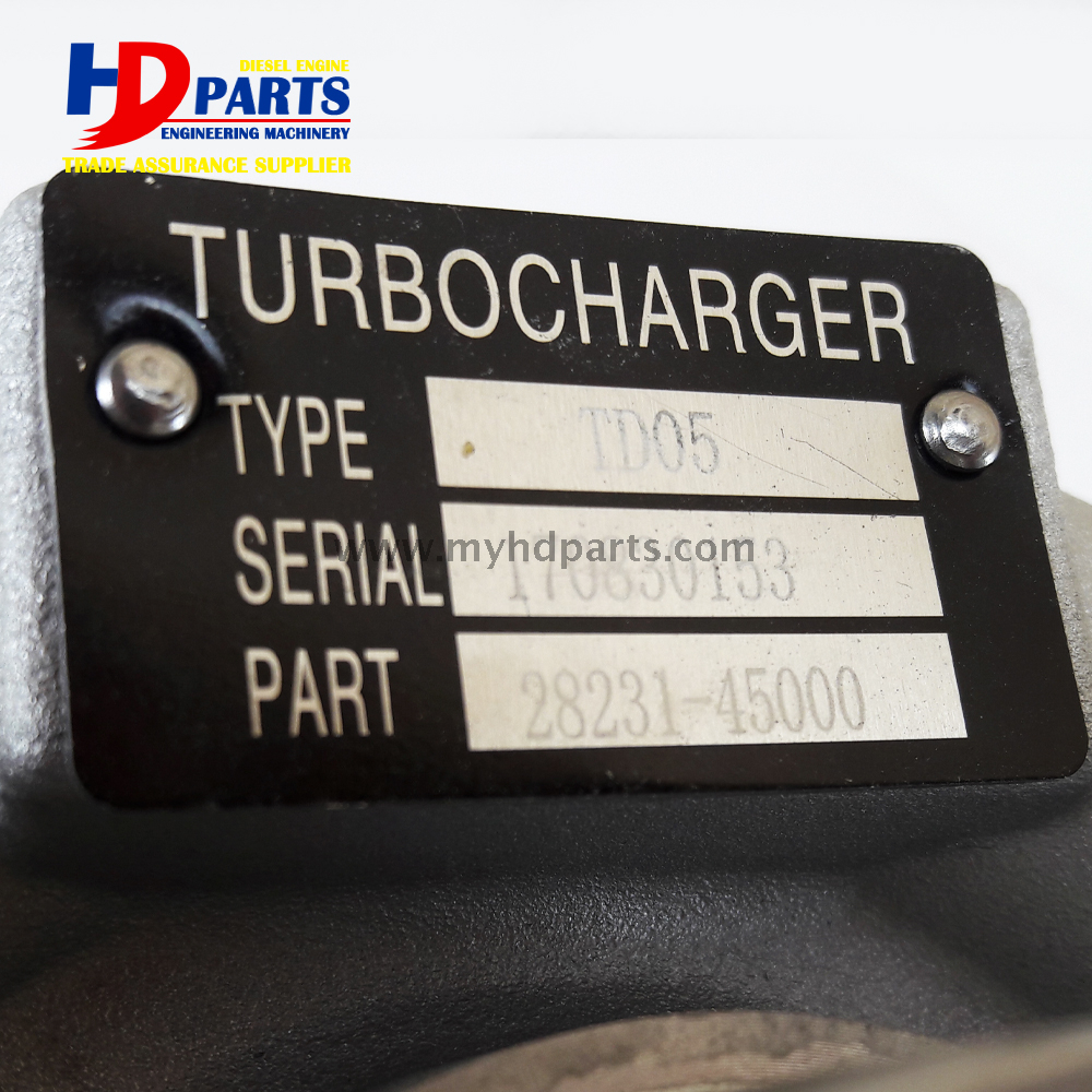 TD05 Turbo 49178-02300 49178-02320 49178-02100 ME014876 ME014878三菱4D31发动机涡轮增压器